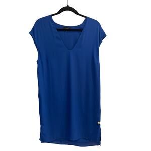 Aritzia Babaton Size Small Blue Shift Dress with Pockets